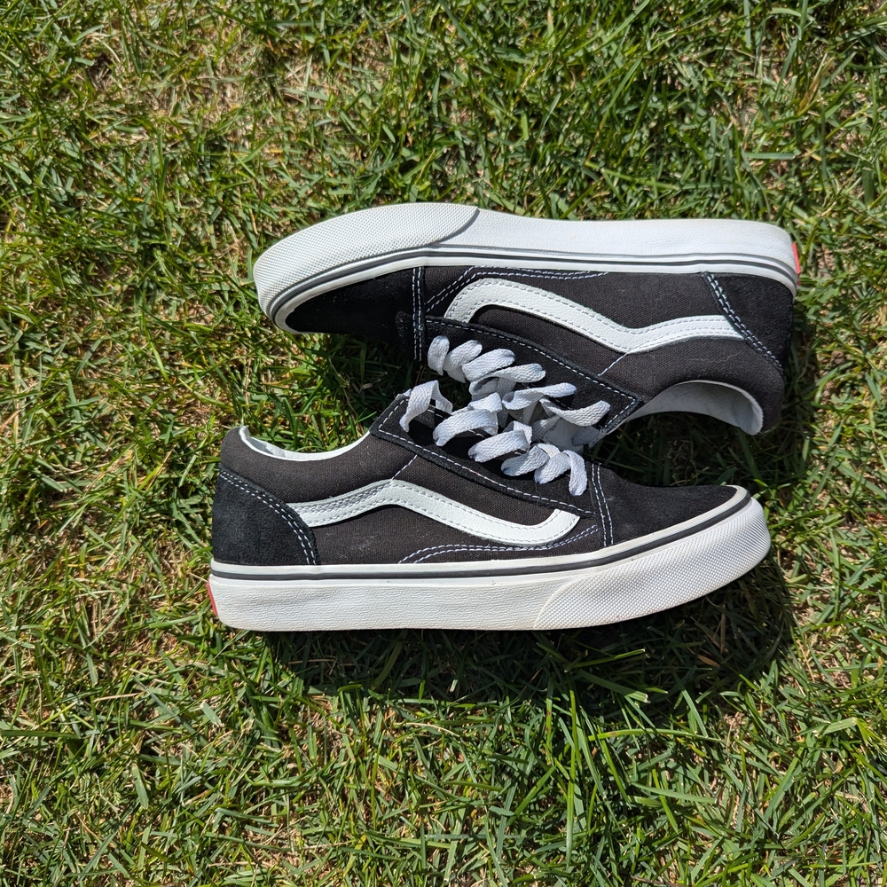 Vans Black and White Old Skool Sneakers Iconic Design